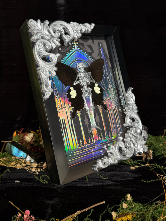 SILVER SANCTUARY FAIRY - Mother of Hades Dead Fairy Frame