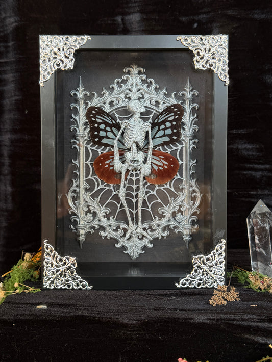 TRAPPED IN A WEB FAIRY - Mother of Hades Dead Fairy Frame
