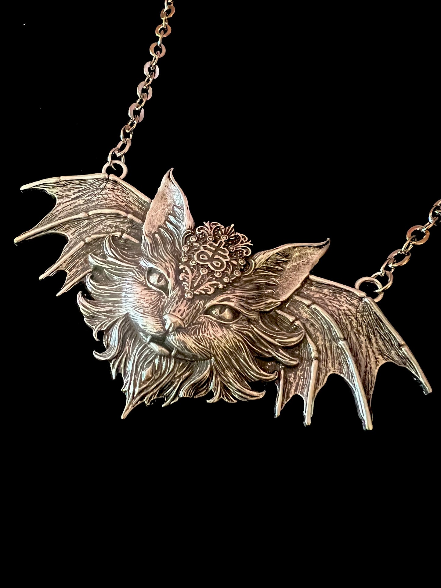 HADES THE BAT CAT  - Mother of Hades Cast Necklace