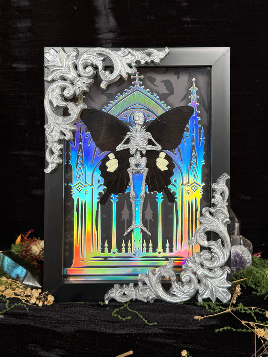 SILVER SANCTUARY FAIRY - Mother of Hades Dead Fairy Frame