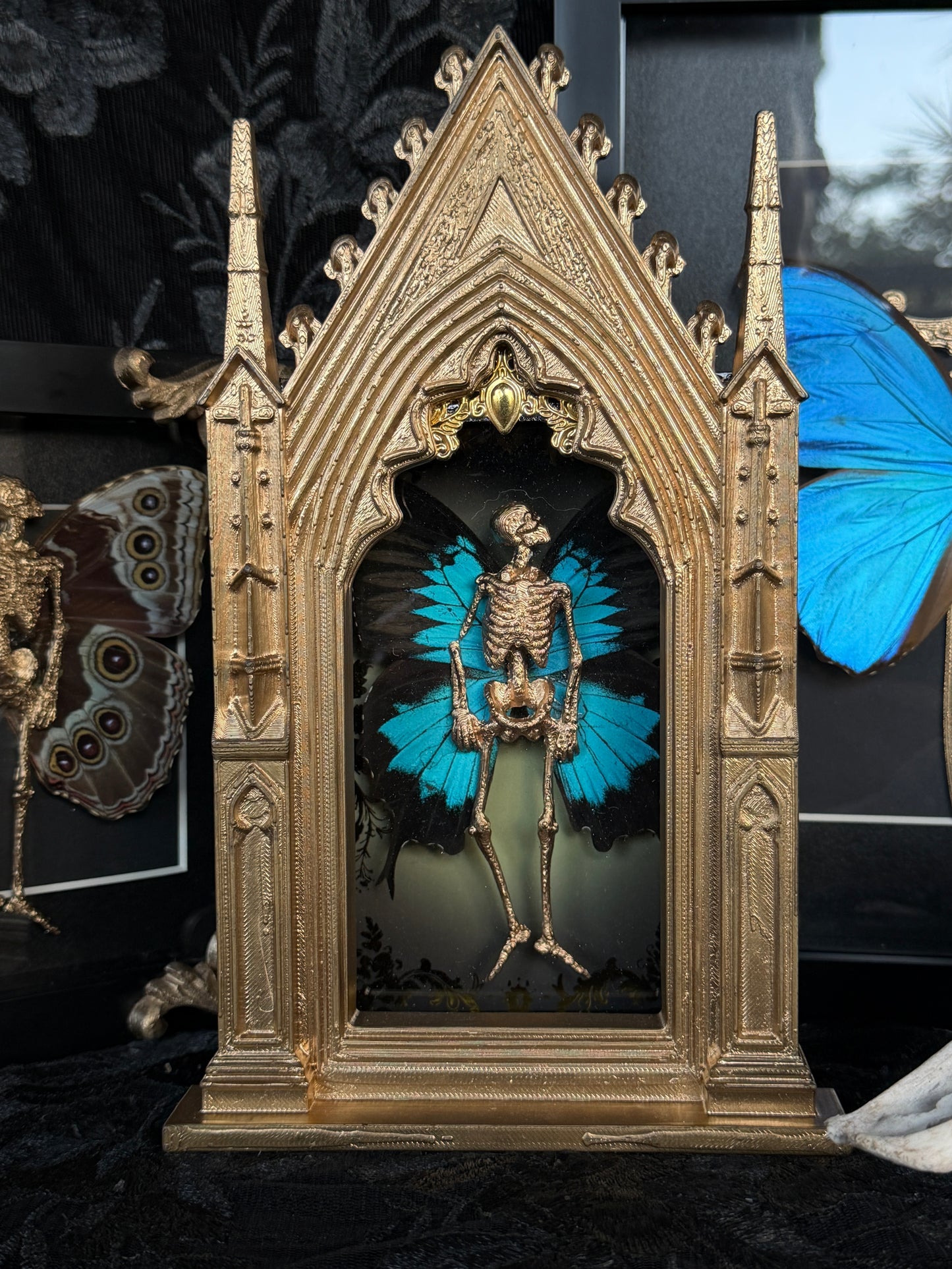 GOLD MAUSOLEUM FAIRY - Mother of Hades Dead Fairy Frame