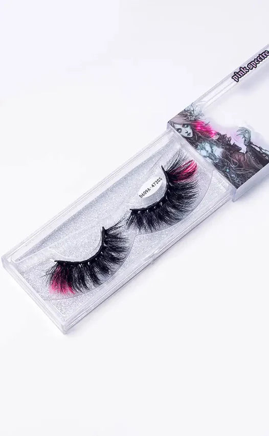 PINK SPECTRE foil flare false lashes