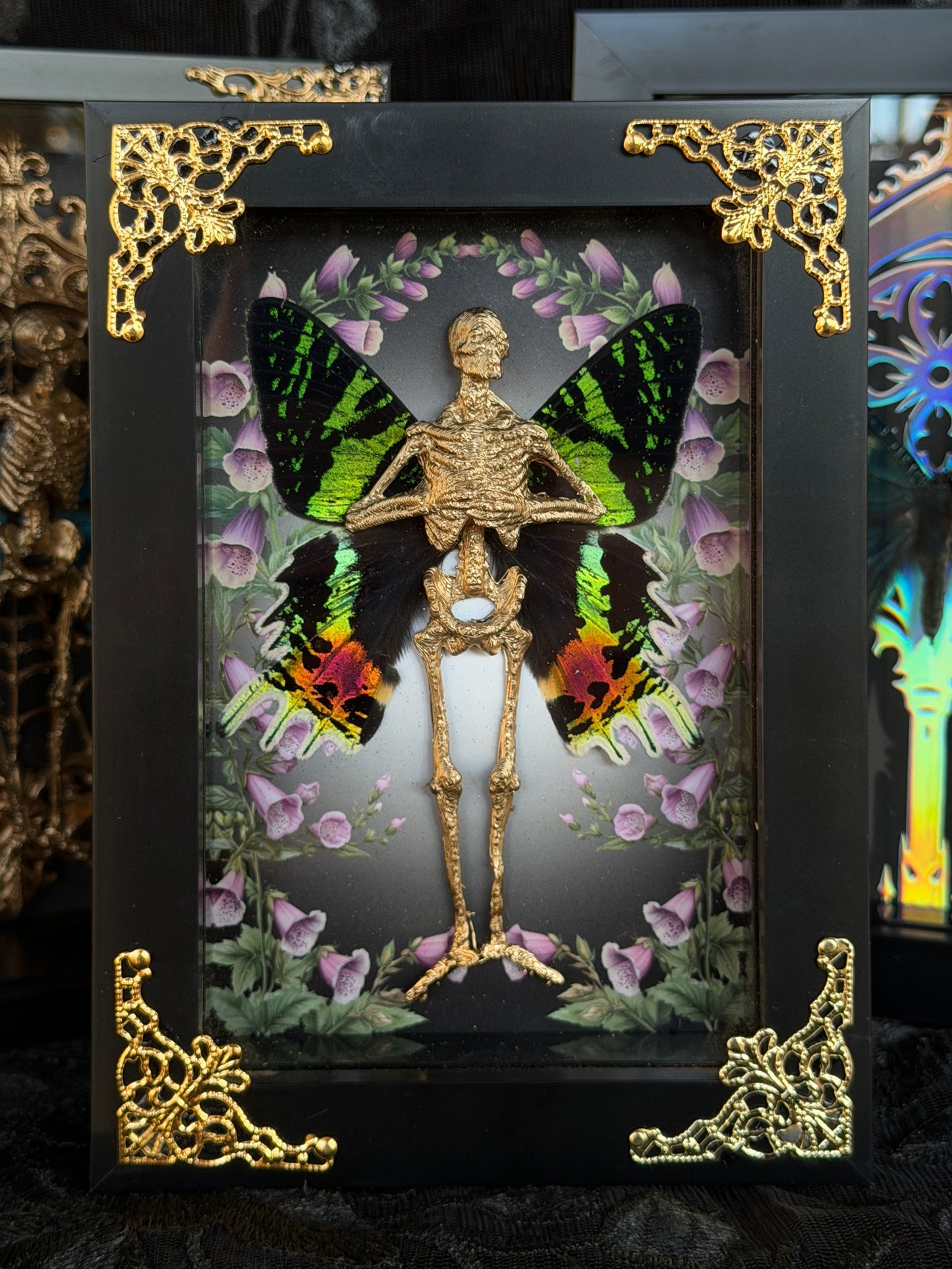 FOX GLOVE FAIRY - Mother of Hades Dead Fairy Frame