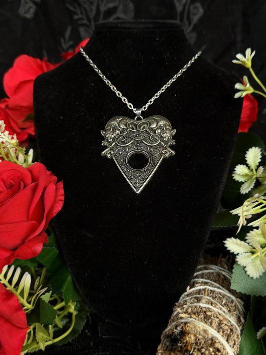 KNOCK THREE TIMES - Mother of Hades Planchette Necklace