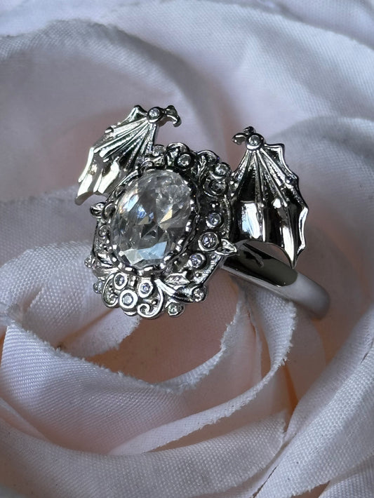 LUGOSI - 925 silver /cubic zirconia Legacy Ring