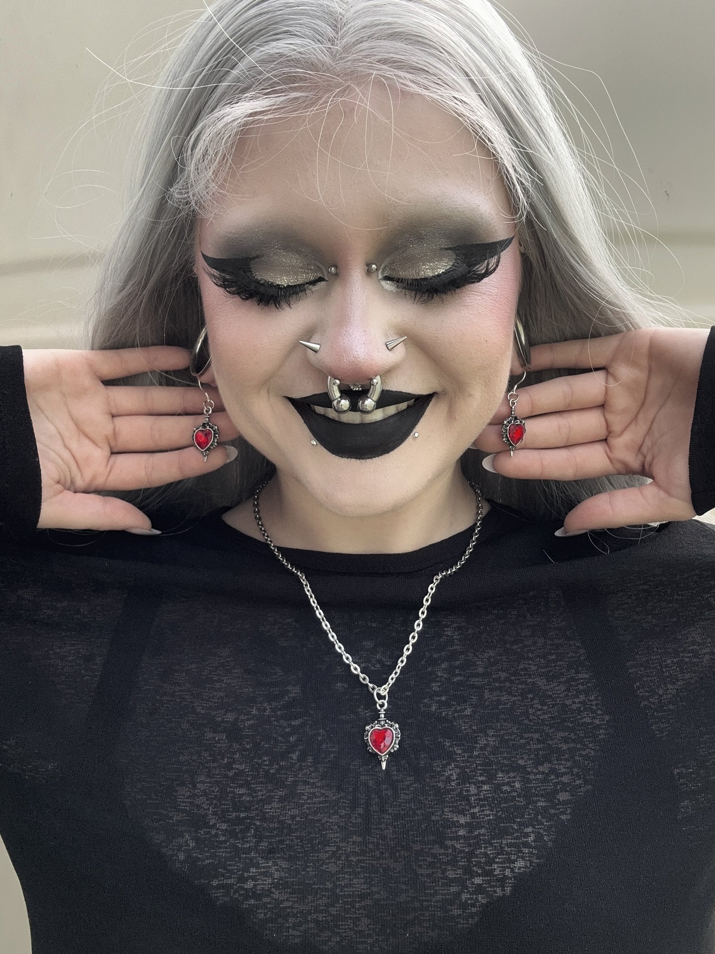 Heart of Glass - Mother of Hades Cast Earring