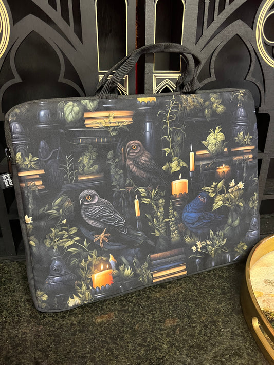 THE DARK LIBRARY - gothic laptop / tech case