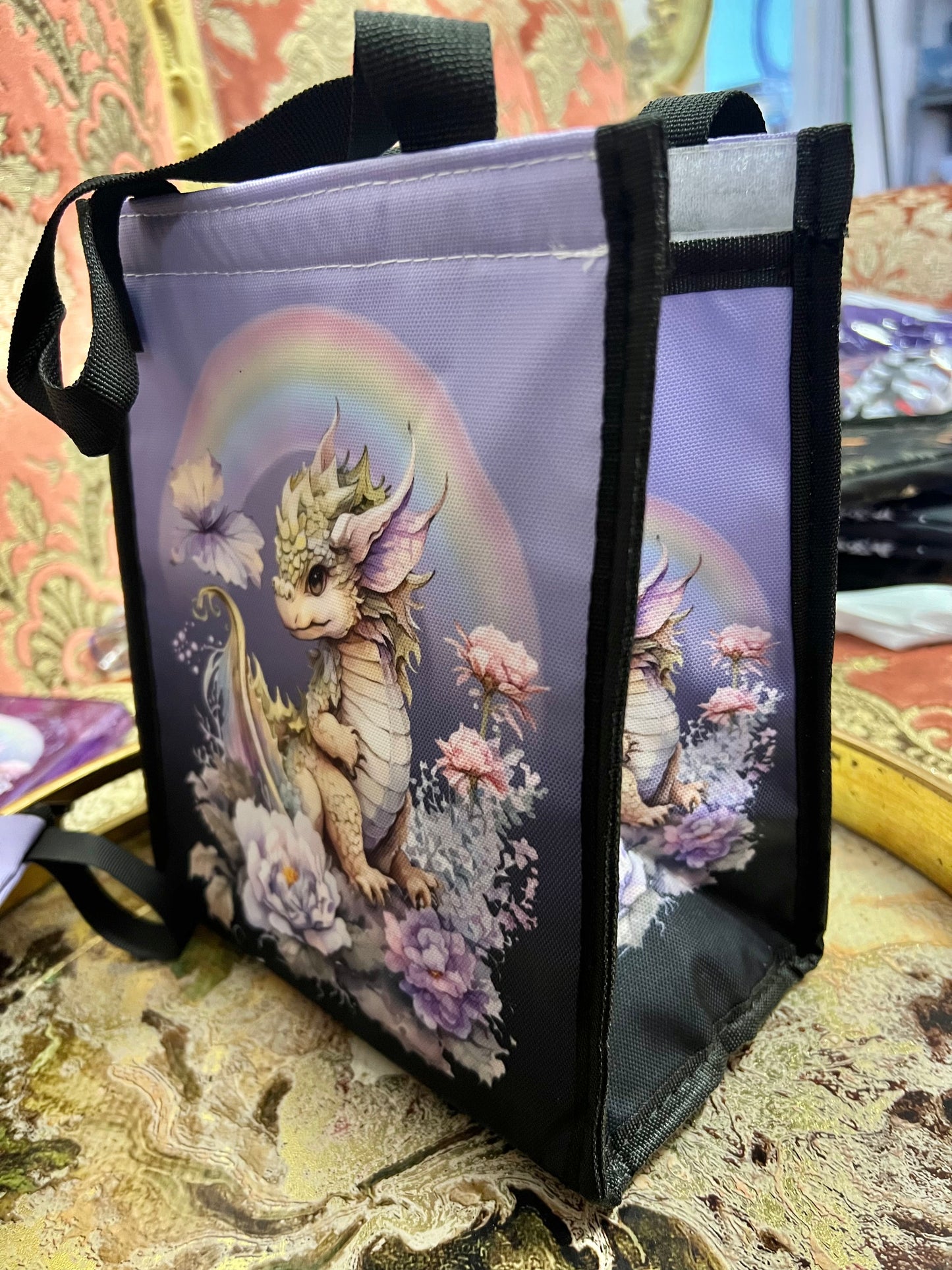 LAVENDER DRAGON - lunch / pencil case set