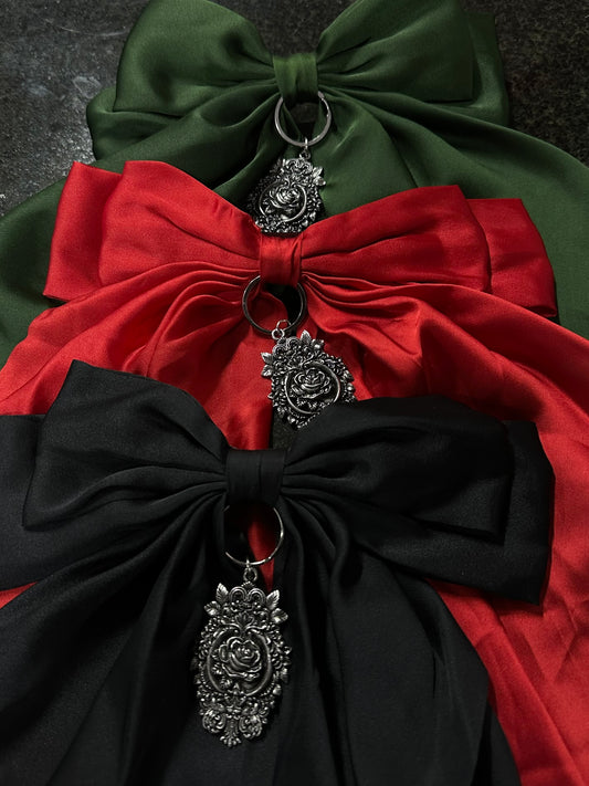 ETERNAL ROSE -  Mother of Hades NIGHT GARDEN Hair Bow