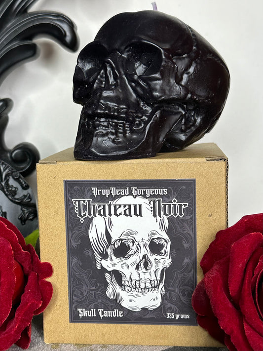 Chateau Noir Skull Candle