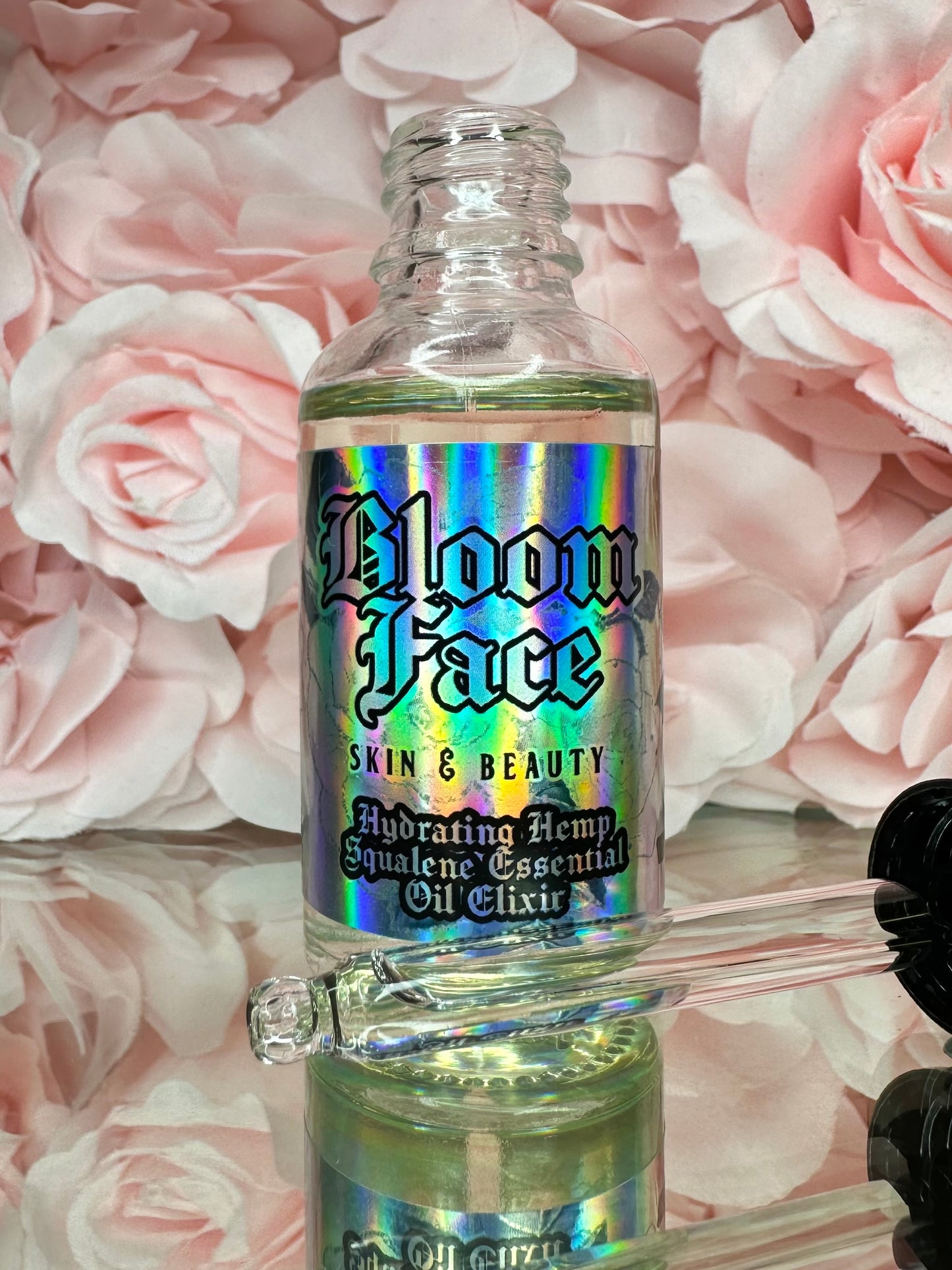 Bloomface Crushed Petals - Nourishing Rose Oil Elixir