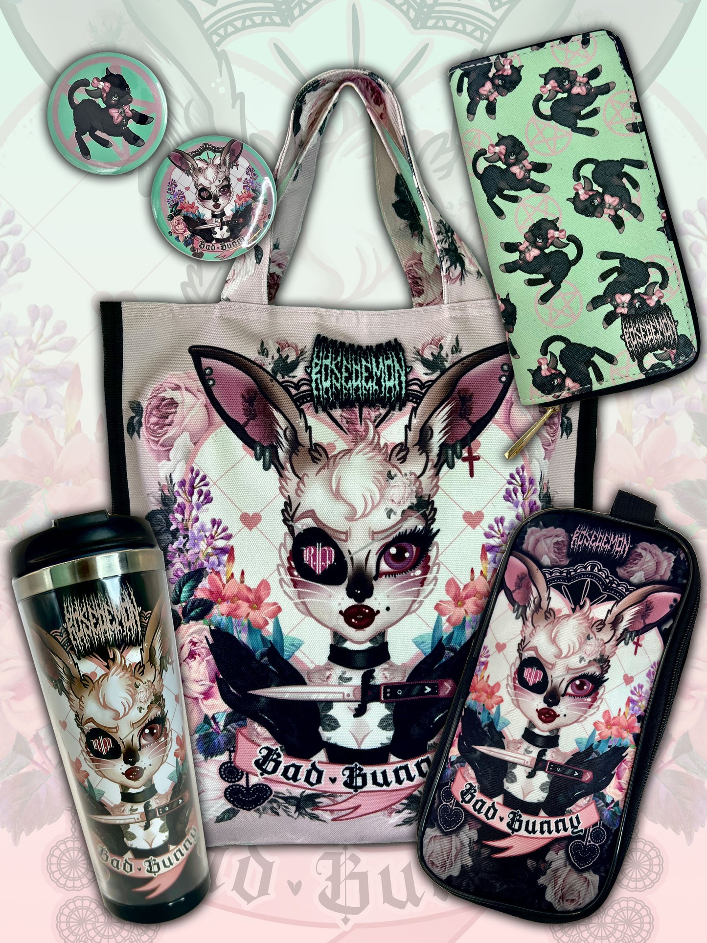 BAD BUNNY - Rose Demon Showbag Bundle