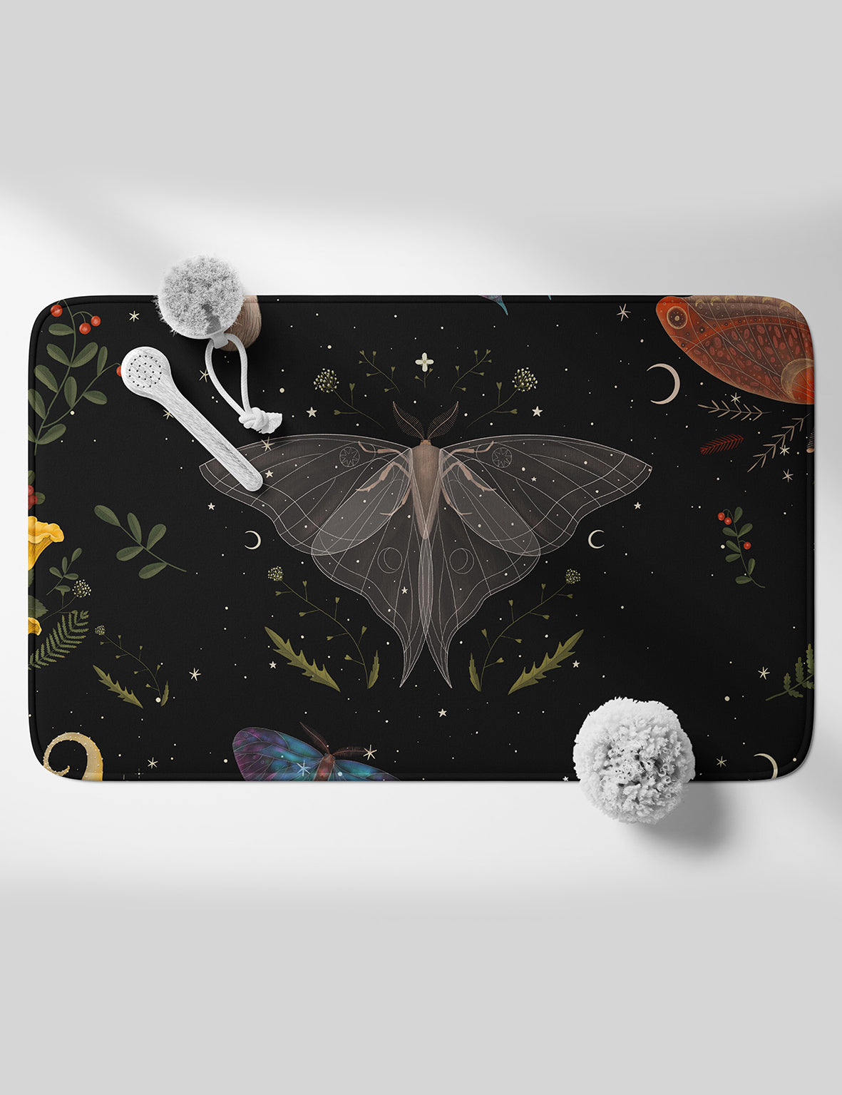 DARK DIVINE - Shower Curtain / Bath Mat Set