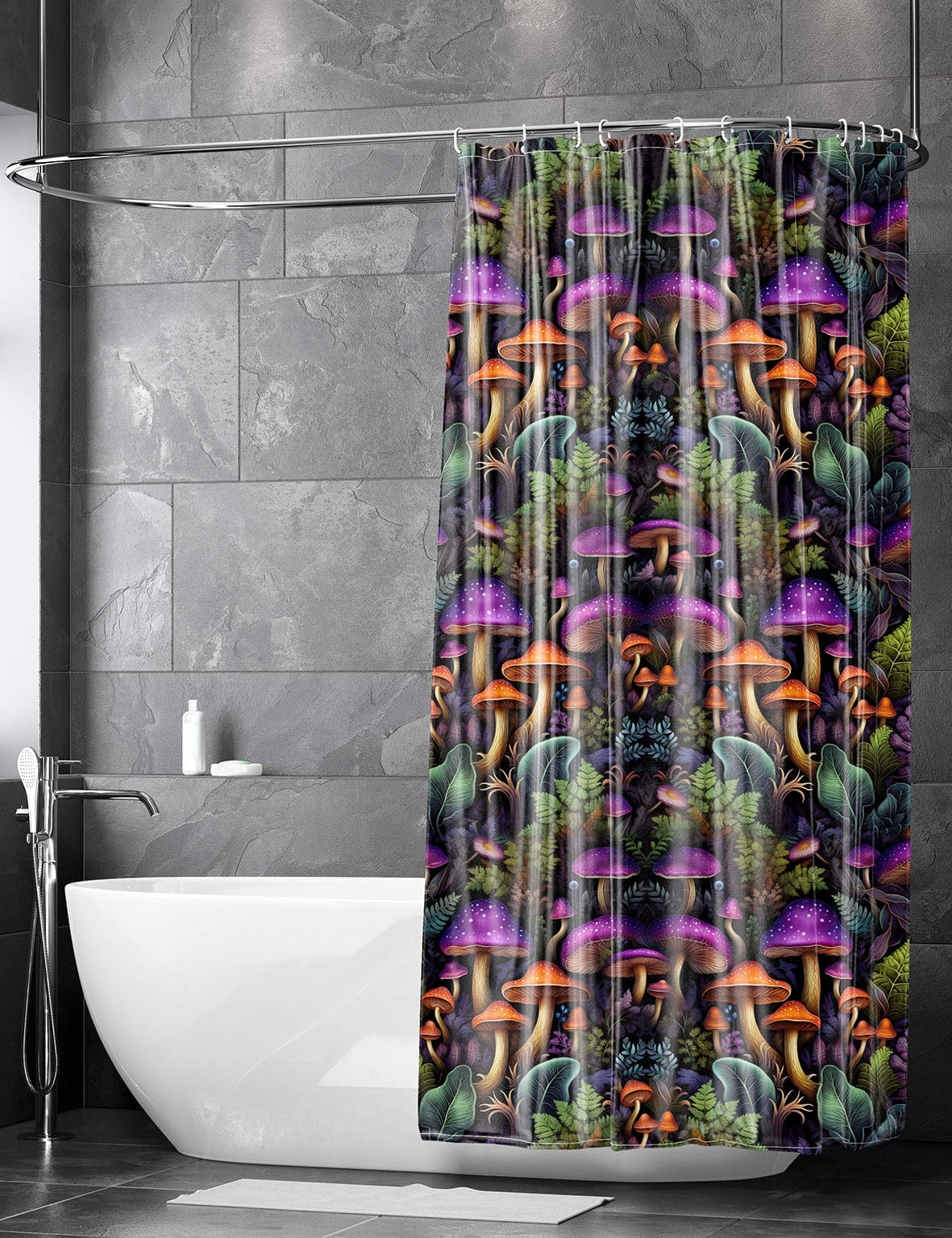 LUMINOUS GLOOM - Shower Curtain / Bath Mat Set