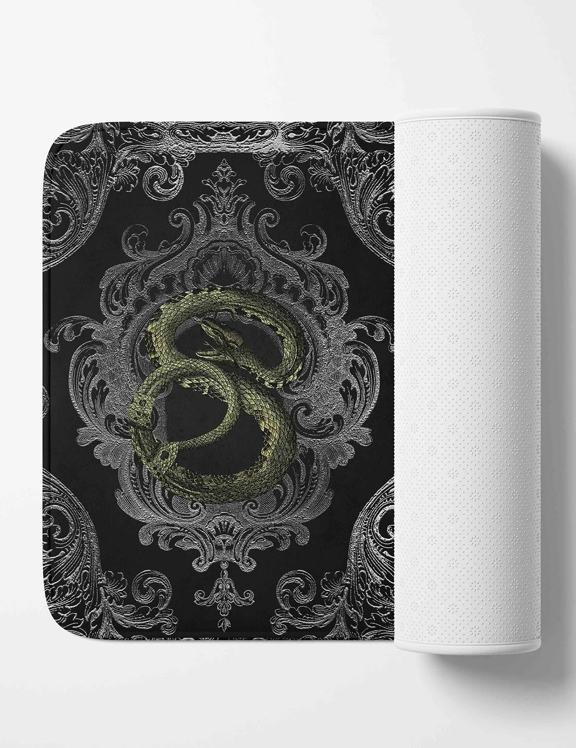 NOIR GRIMOIRE - Shower Curtain / Bath Mat Set