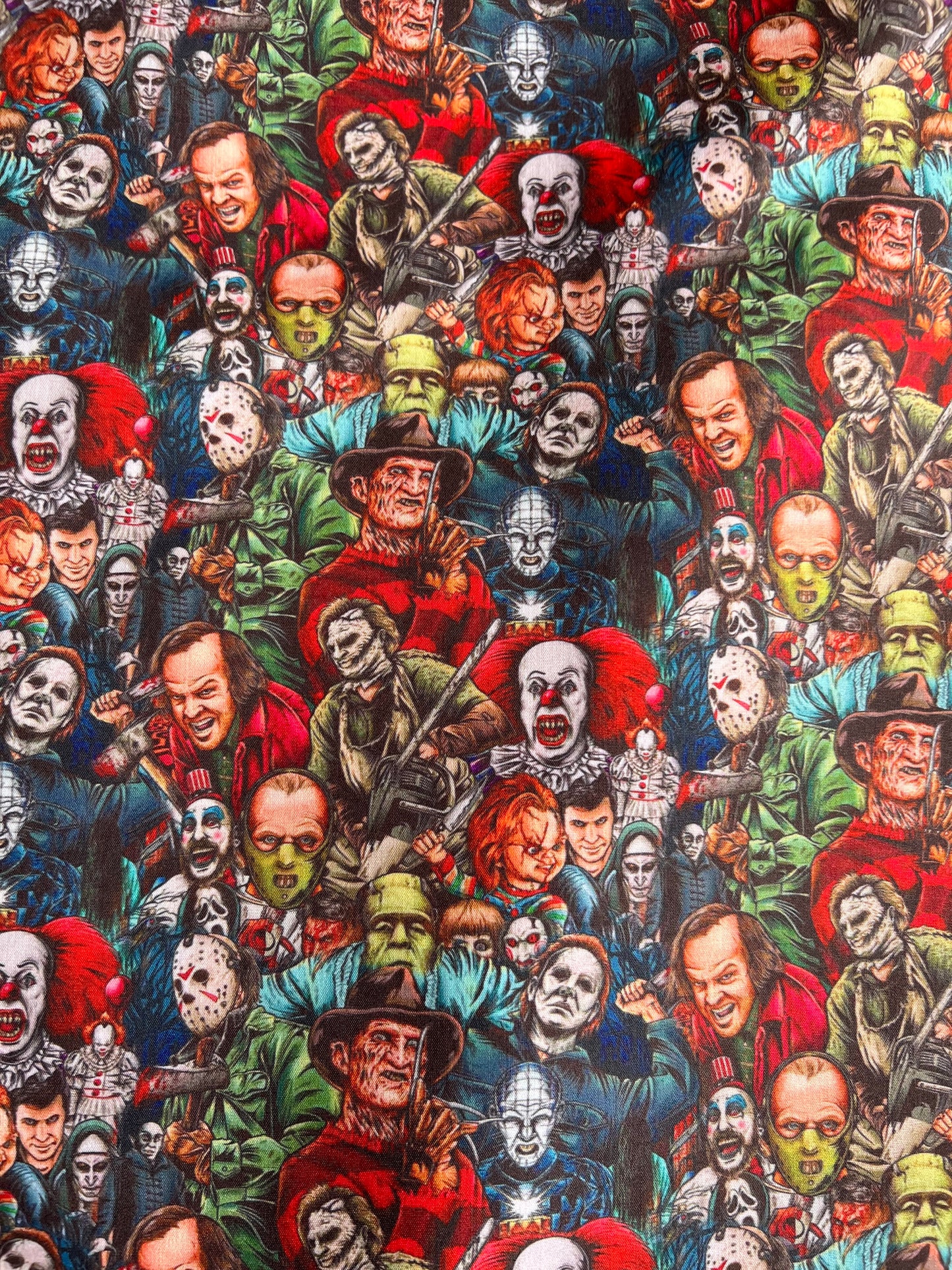 HORROR ICONS - Polycotton Fabric from Japan