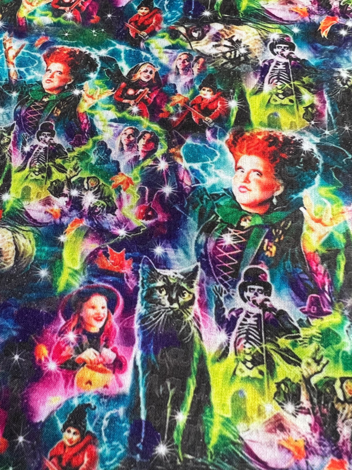 NEON HOCUS POCUS - Polycotton Fabric from Japan