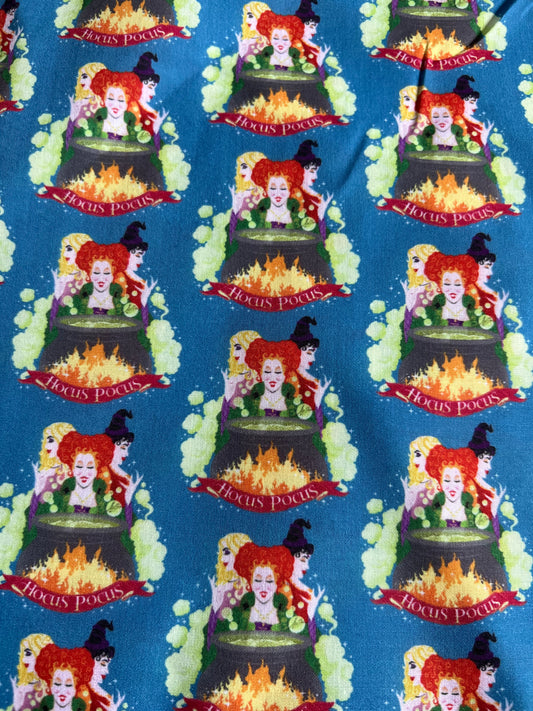 HOCUS POCUS CAULDRON - Polycotton Fabric from Japan