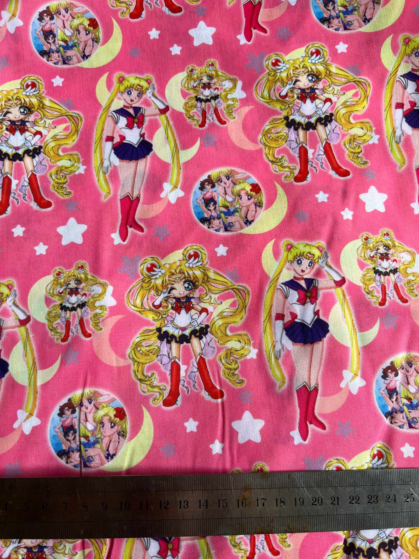 FIGHT EVIL WIN LOVE - Polycotton Fabric from Japan