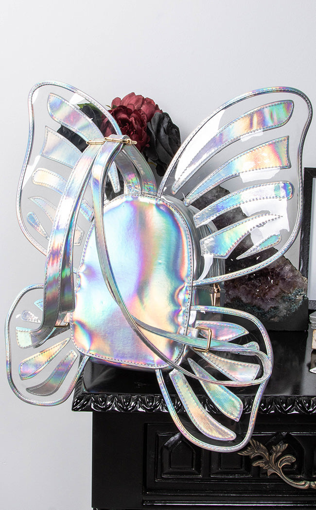 HOLY SHIITAKE - Holo Butterfly Backpack