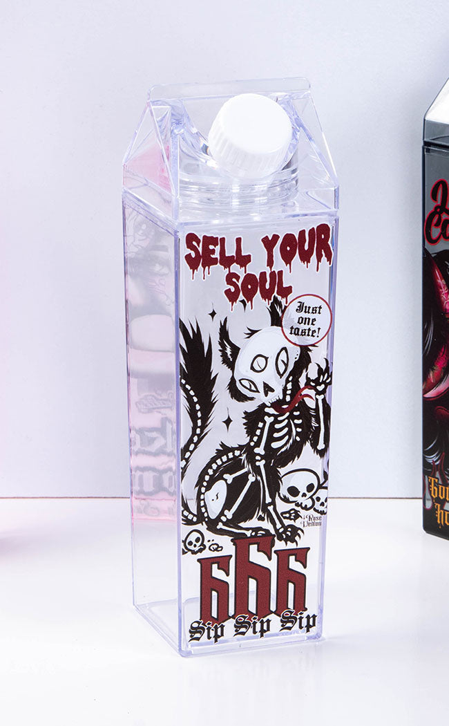 SELL YOUR SOUL Milk Carton Bottle